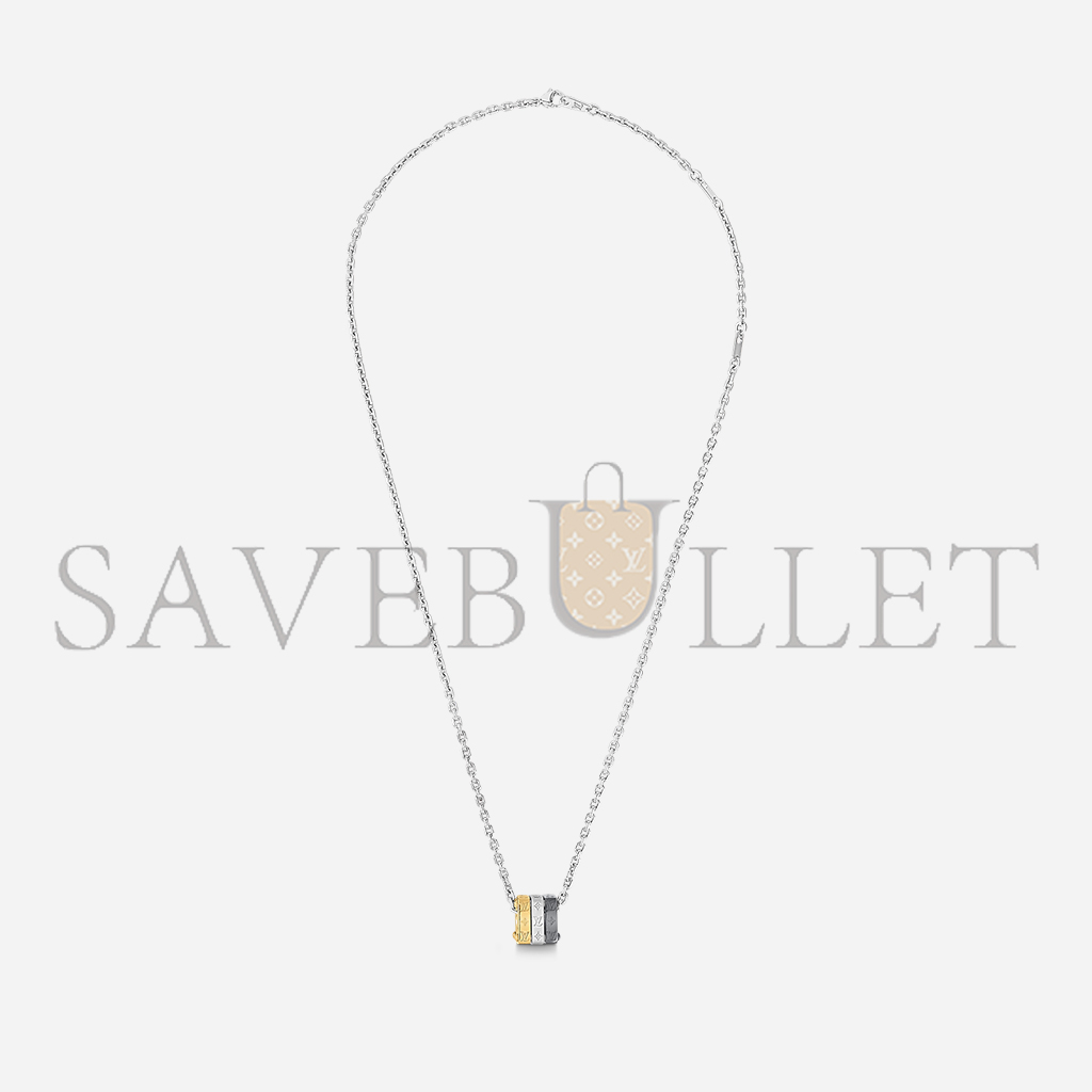 LOUIS VUITTON MONOGRAM BOLD NECKLACE M00675 LOUIS VUITTON MONOGRAM BOLD NECKLACE M00675